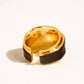 JOSIE 18K GOLD ENAMEL RING