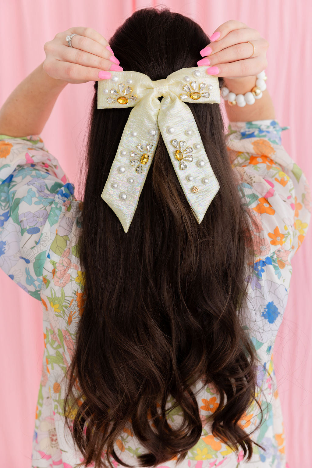 BRIANNA CANNON DAISY BOW BARRETTE