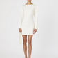 ENNIS SATIN MINI DRESS