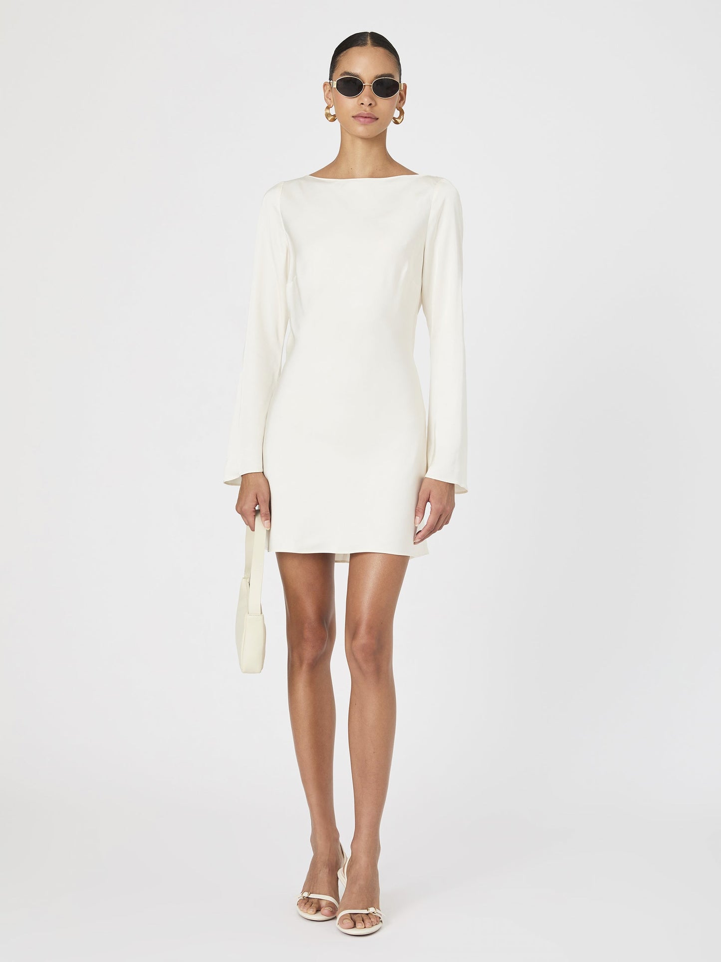 ENNIS SATIN MINI DRESS
