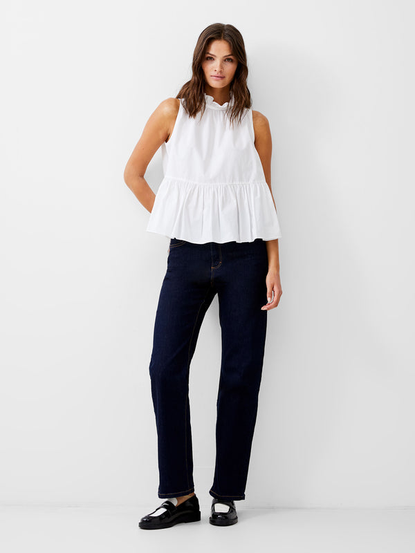 RHODES POPLIN TOP