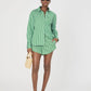 ALEXIS COTTON ANGLED YOKE SHIRT