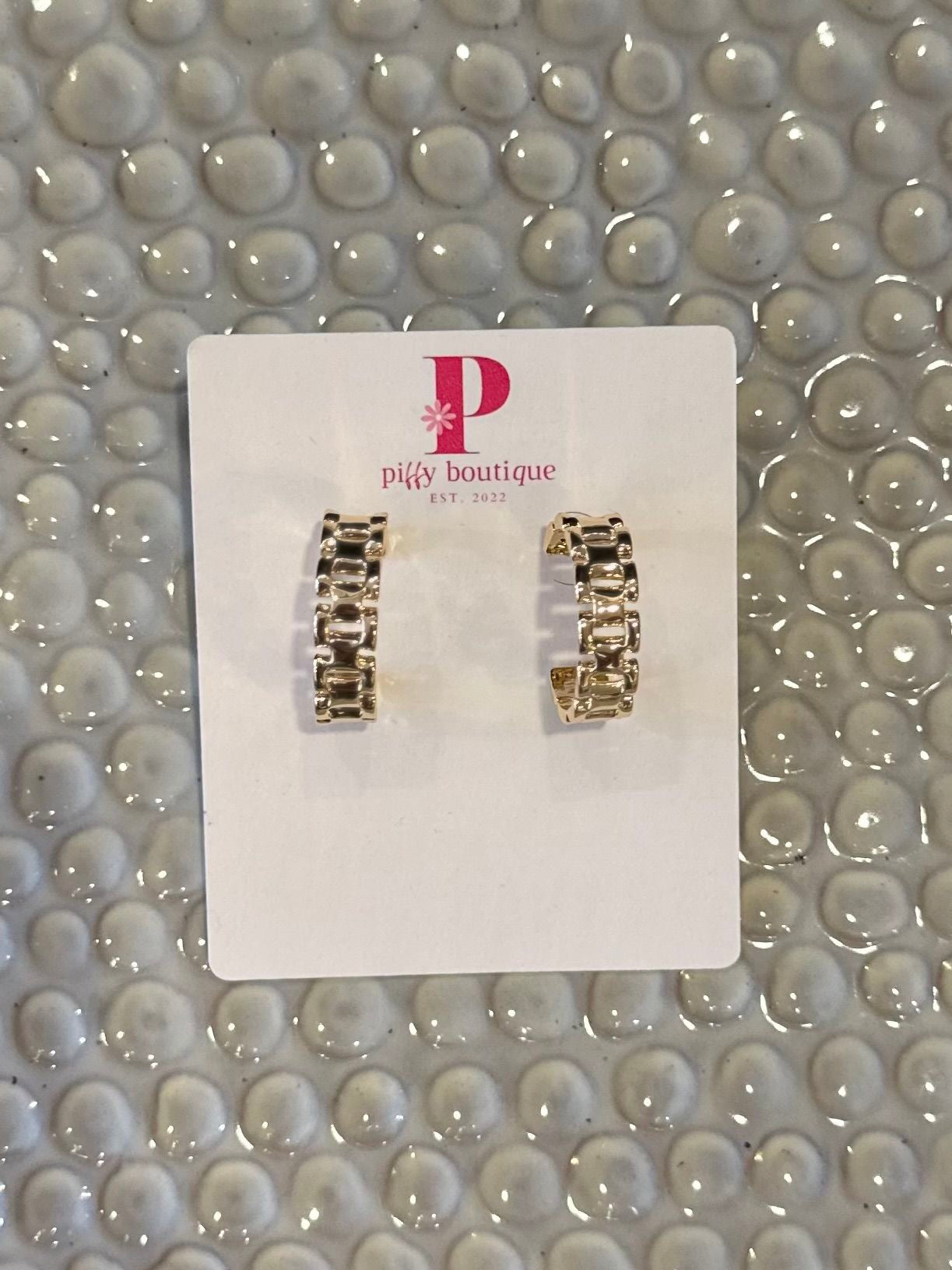 RYLIE GOLD DIPPED EARRINGS