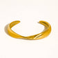 SLEEK 18K GOLD CUFF BRACELET