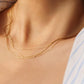 PALISADES 18K GOLD LAYERED NECKLACE