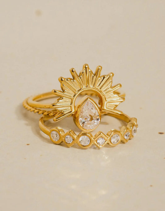 SUNRISE 18K GOLD RING