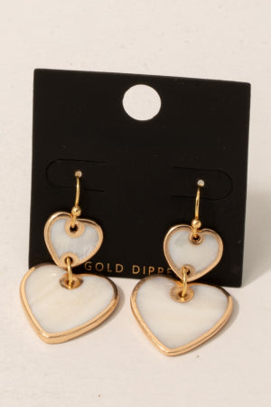 FALL IN LOVE DANGLE EARRINGS