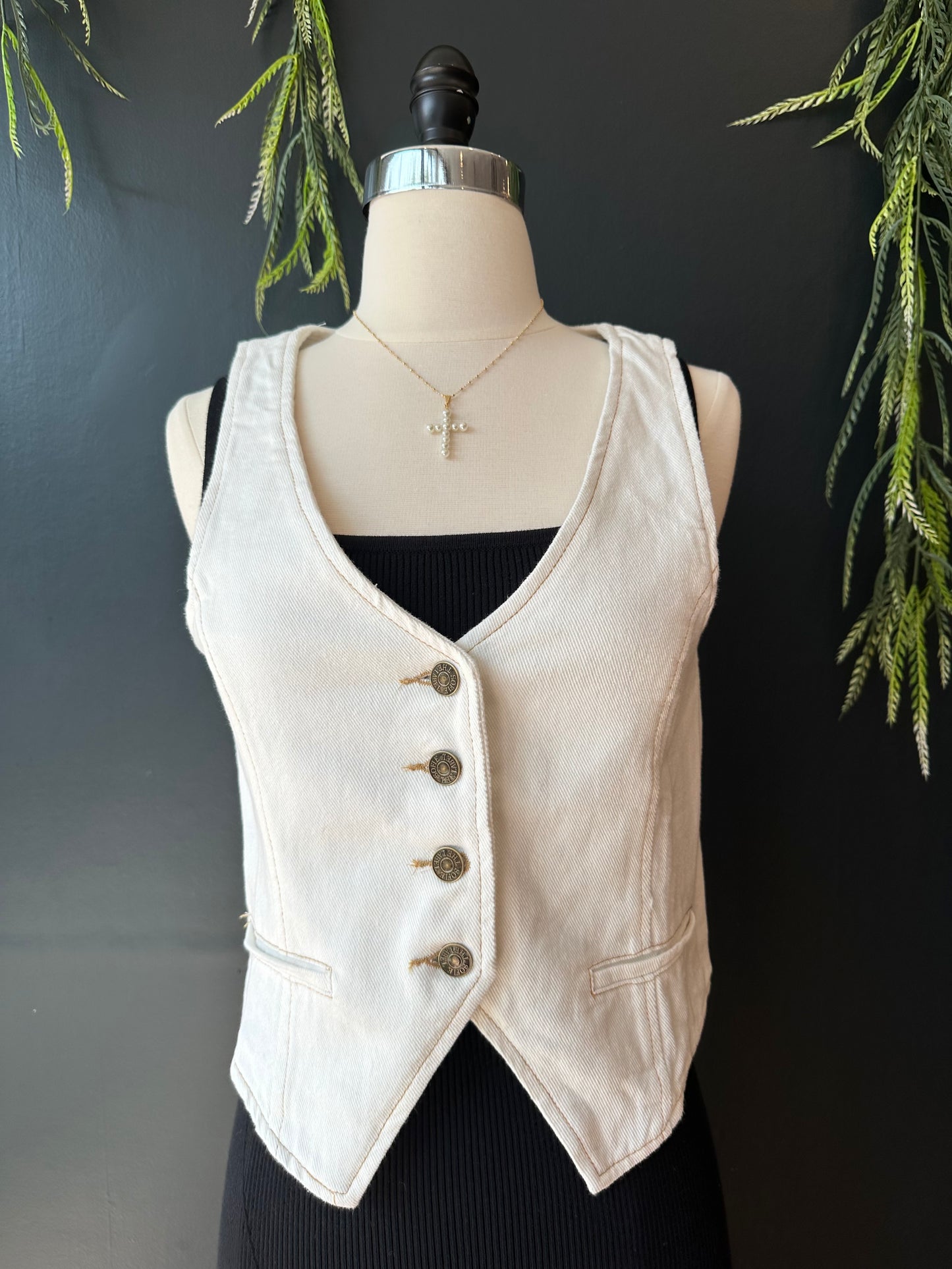 JENNY DENIM VEST