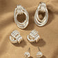 TRIO KNOT HOOP EARRINGS