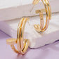 JUSTE GOLD DIPPED EARRINGS