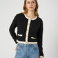 VHARI CONTRAST CARDIGAN