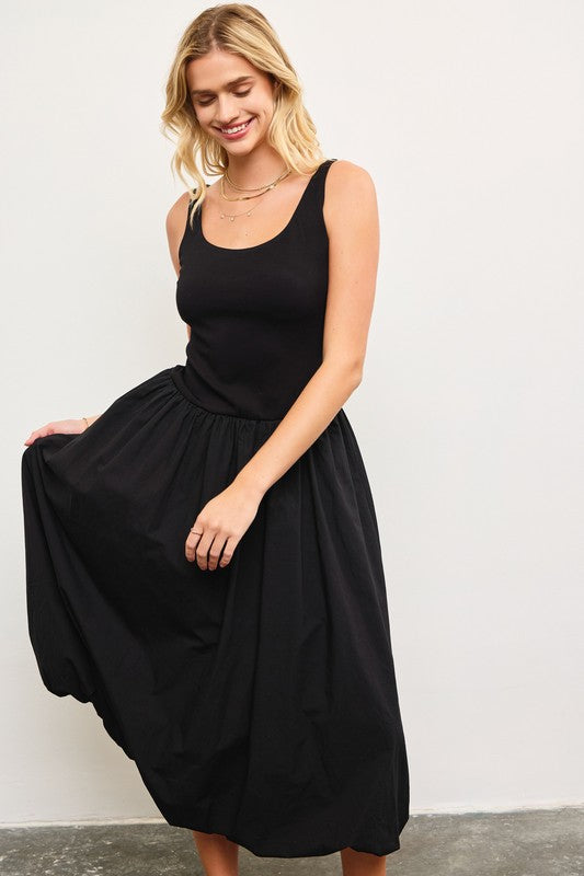 EDEN SLEEVELESS MIDI DRESS