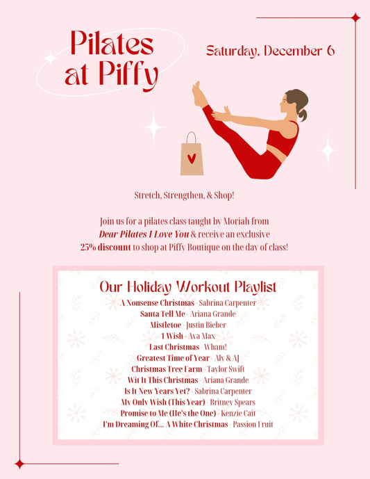Holiday Pilates Mat Class 12/6