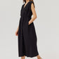 OBSIDIAN SEERSUCKER DRESS