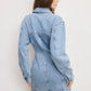BARREL LONG SLEEVE MINI DRESS