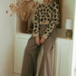 ALEX LEOPARD PULLOVER SWEATER