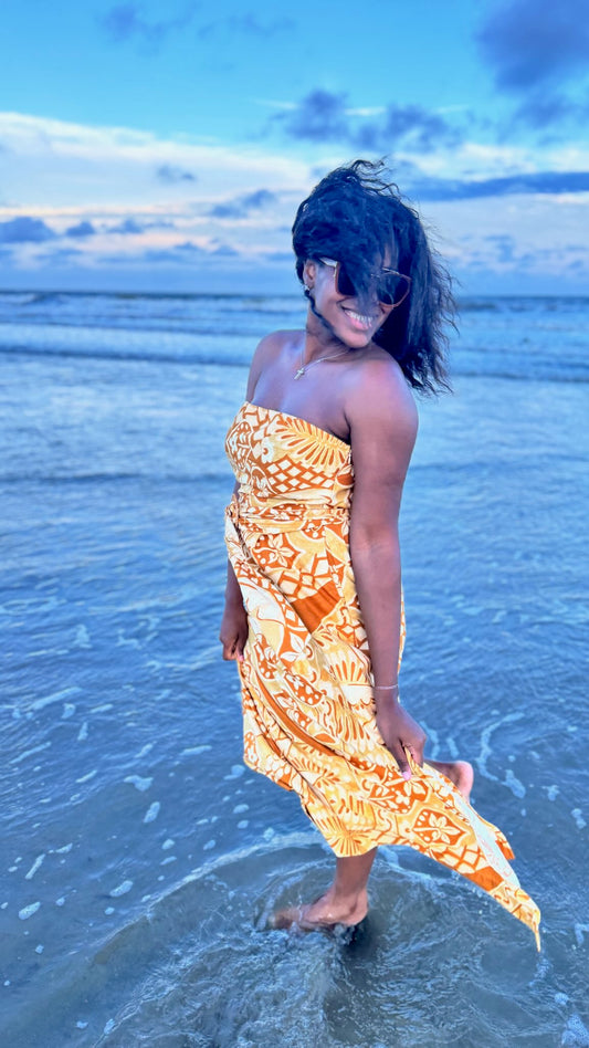 GOLDEN DESERT DRESS