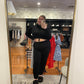 EBONY CROPPED HOODIE TOP