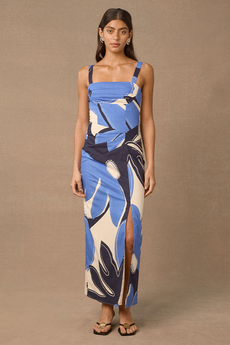 TWILIGHT PALMS MAXI DRESS