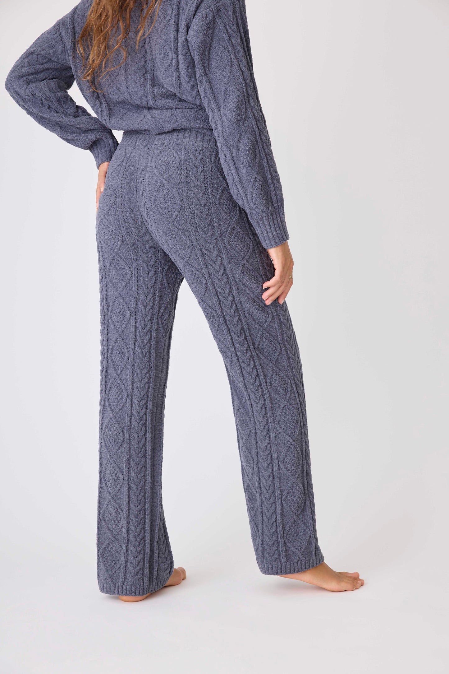 CHENILLE COZY CABLE LOUNGE PANT