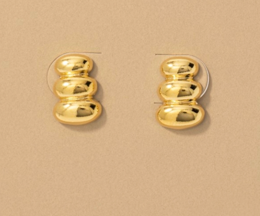 KATIE GOLD DIPPED EARRINGS