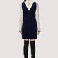 TWILIGHT ALLURE V-NECK MINI DRESS