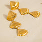 KYLIE 18K GOLD SHELL EARRINGS