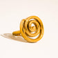 18K GOLD STATEMENT RINGS