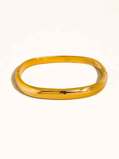 REN 18K GOLD STAINLESS BANGLE