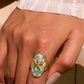 KESHA 18K GOLD STARFISH RING