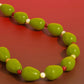 OLIVE RETRO BEADED NECKLACE