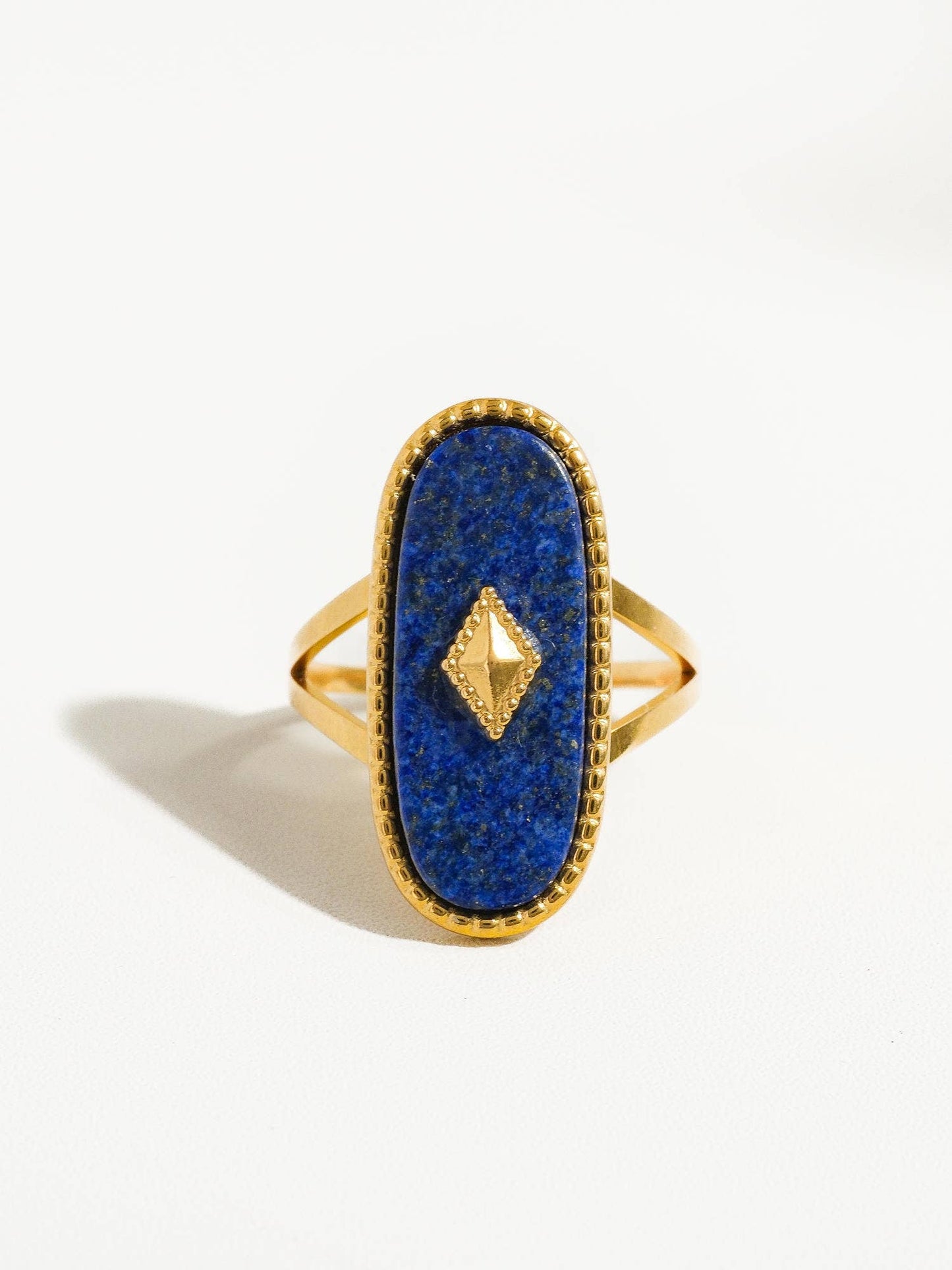 DAKOTA ADJUSTABLE NATURAL STONE RING