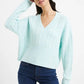 BABYSOFT CABLE V NECK JUMPER