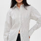 POPLIN TIE BACK SHIRT