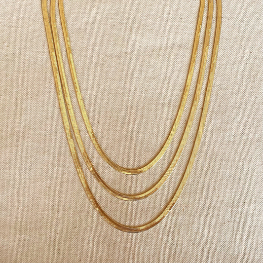 MADISON 18K GOLD FILLED NECKLACE