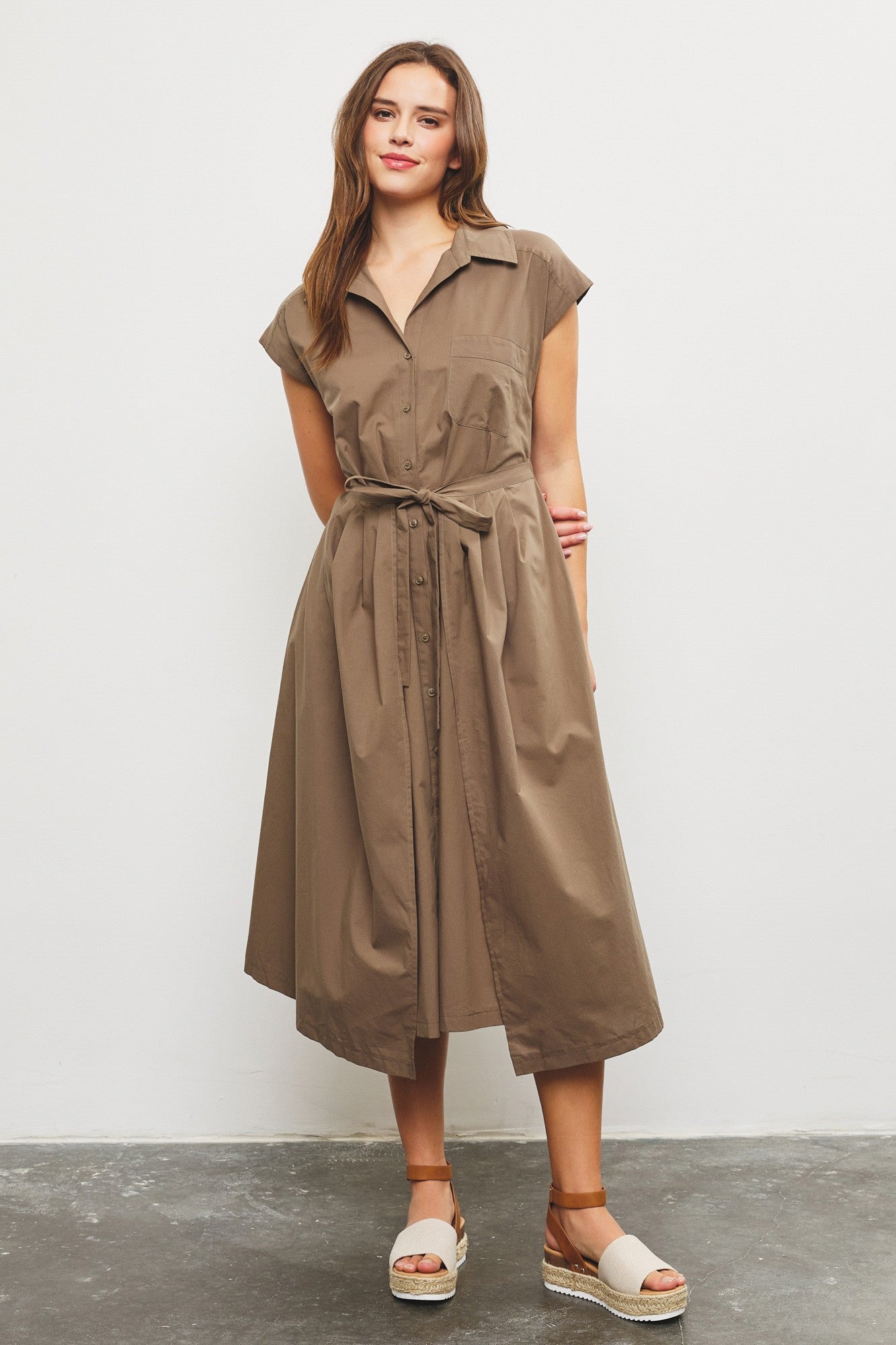 OVERLAP MAXI DRESS