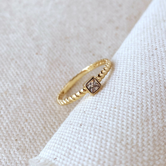 MORGAN 18K GOLD FILED RING