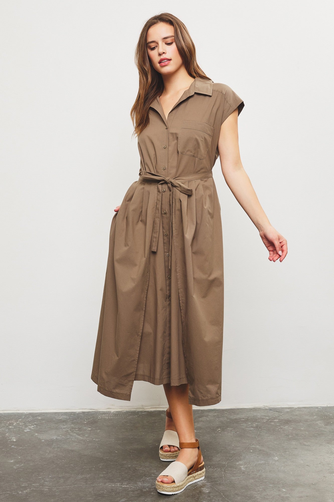 OVERLAP MAXI DRESS